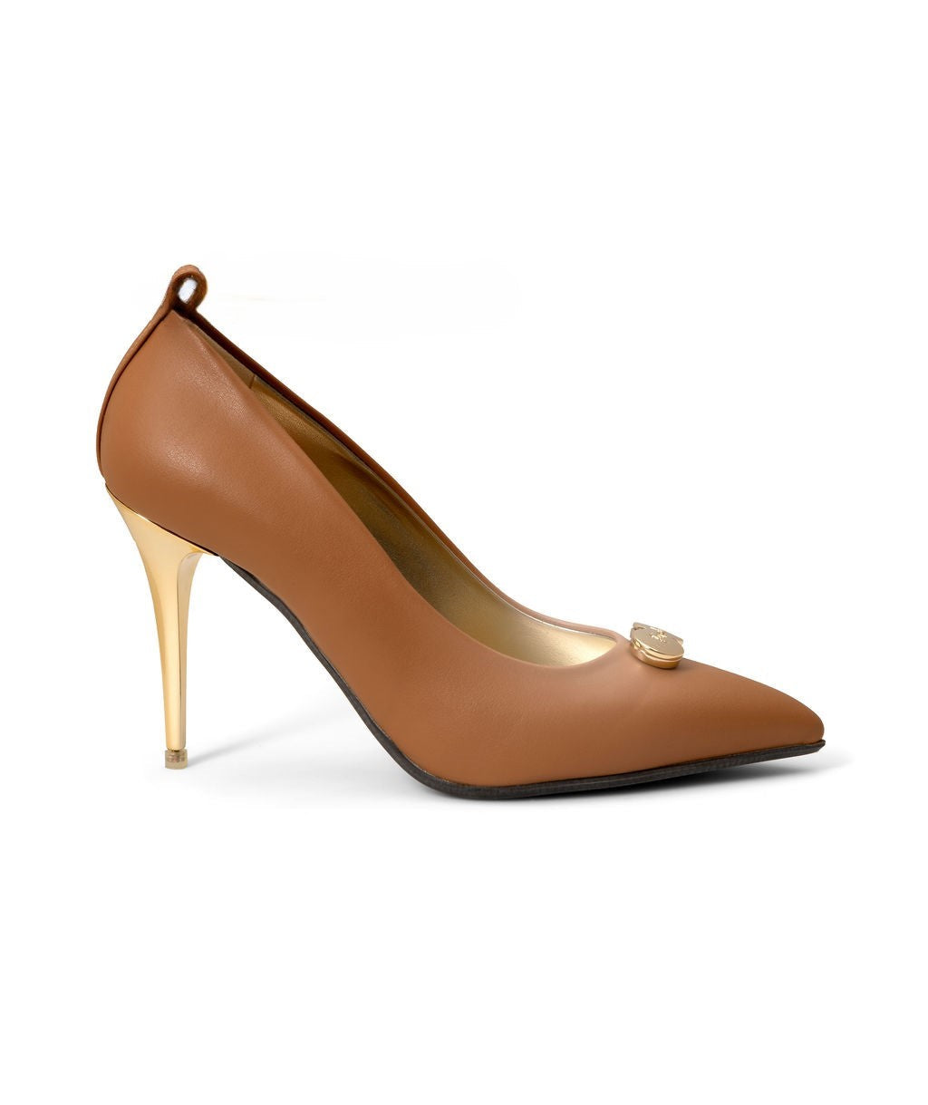 Butterscotch — Golden Brown
 Pumps on a Stiletto Stick heel