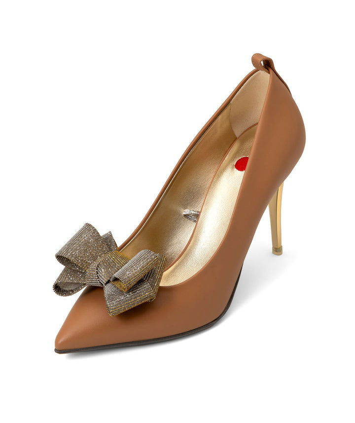 Delicious Pumps made from Wine Grapes on a Gold Stiletto Stick à la Mode Butter Me Up! Holiday