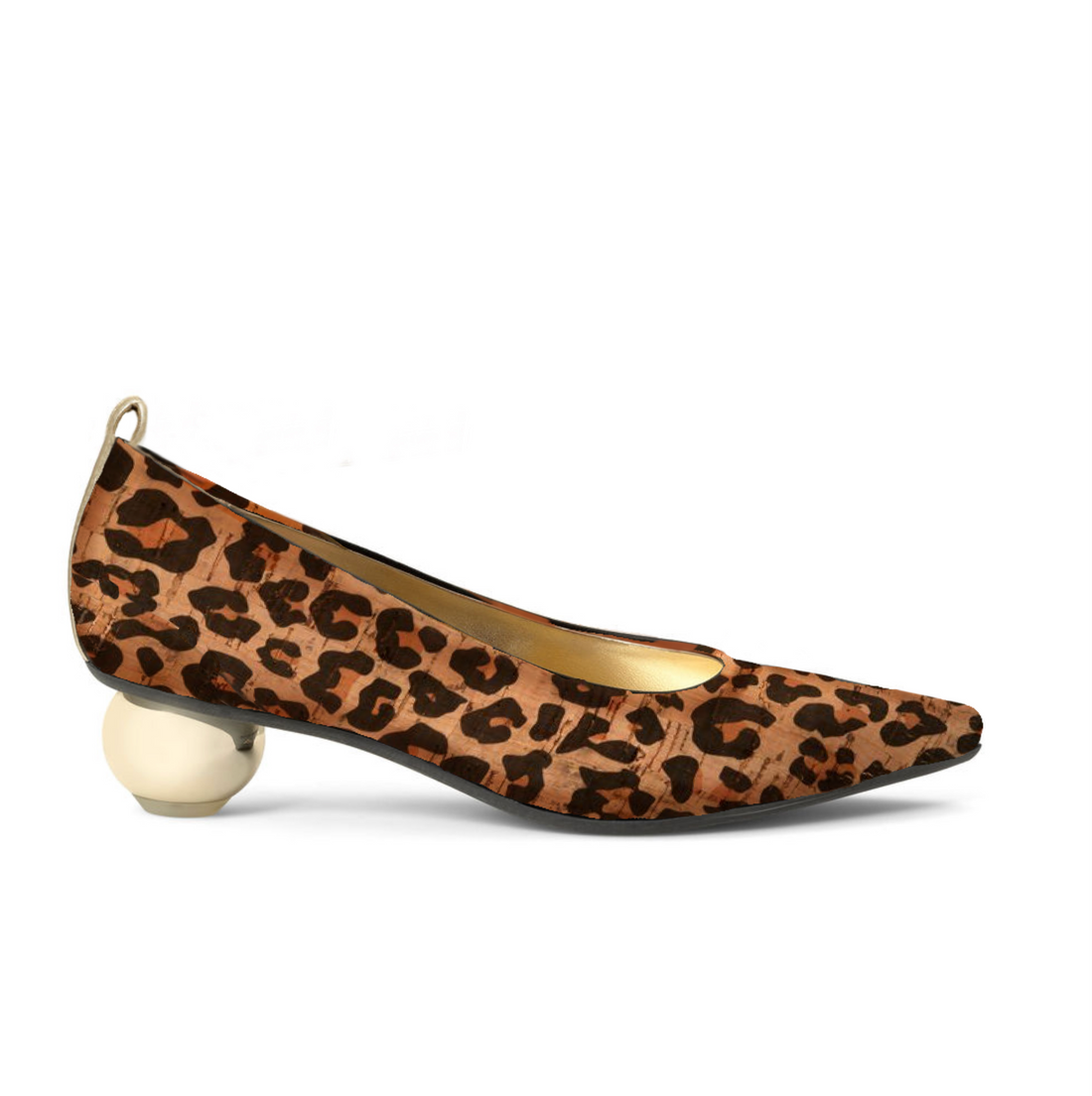 Chocolate Chip Cookie Dough — Cheetah
 Flats on a Cherry Cone heel