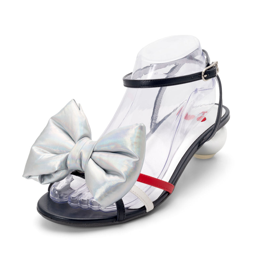 Rocket Pop — Red White & Blue
 Sandals on a Cherry Cone heel