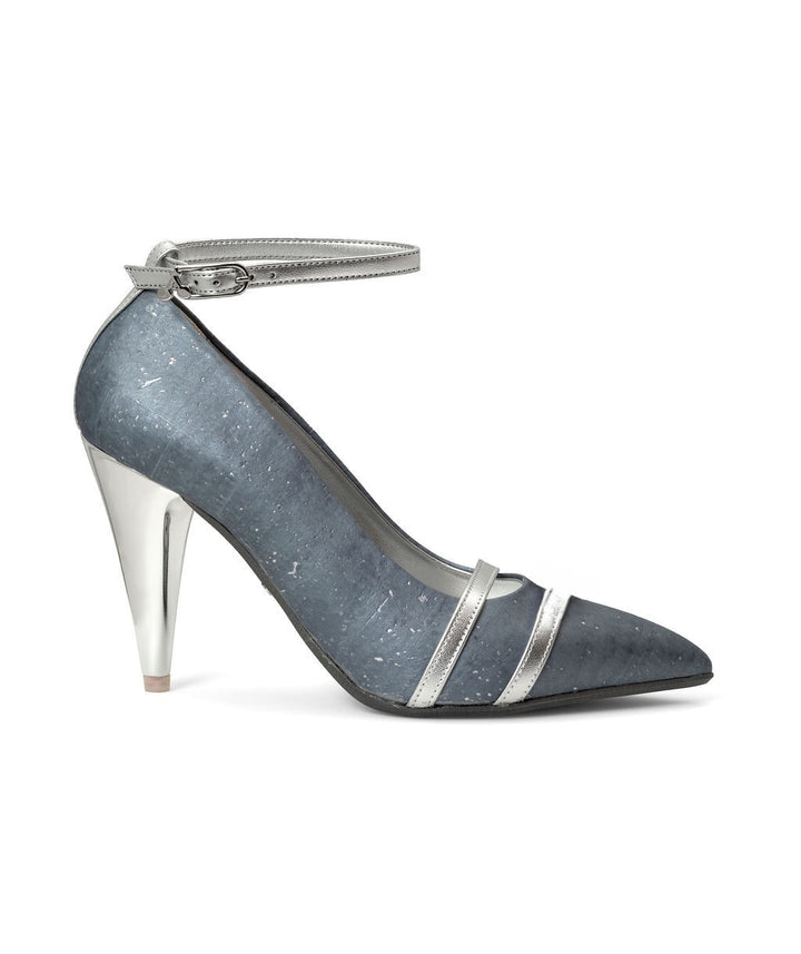Parfait Pumps Sheetcake in Cork ^ Sugar Cone ~ Silver * à la Topless