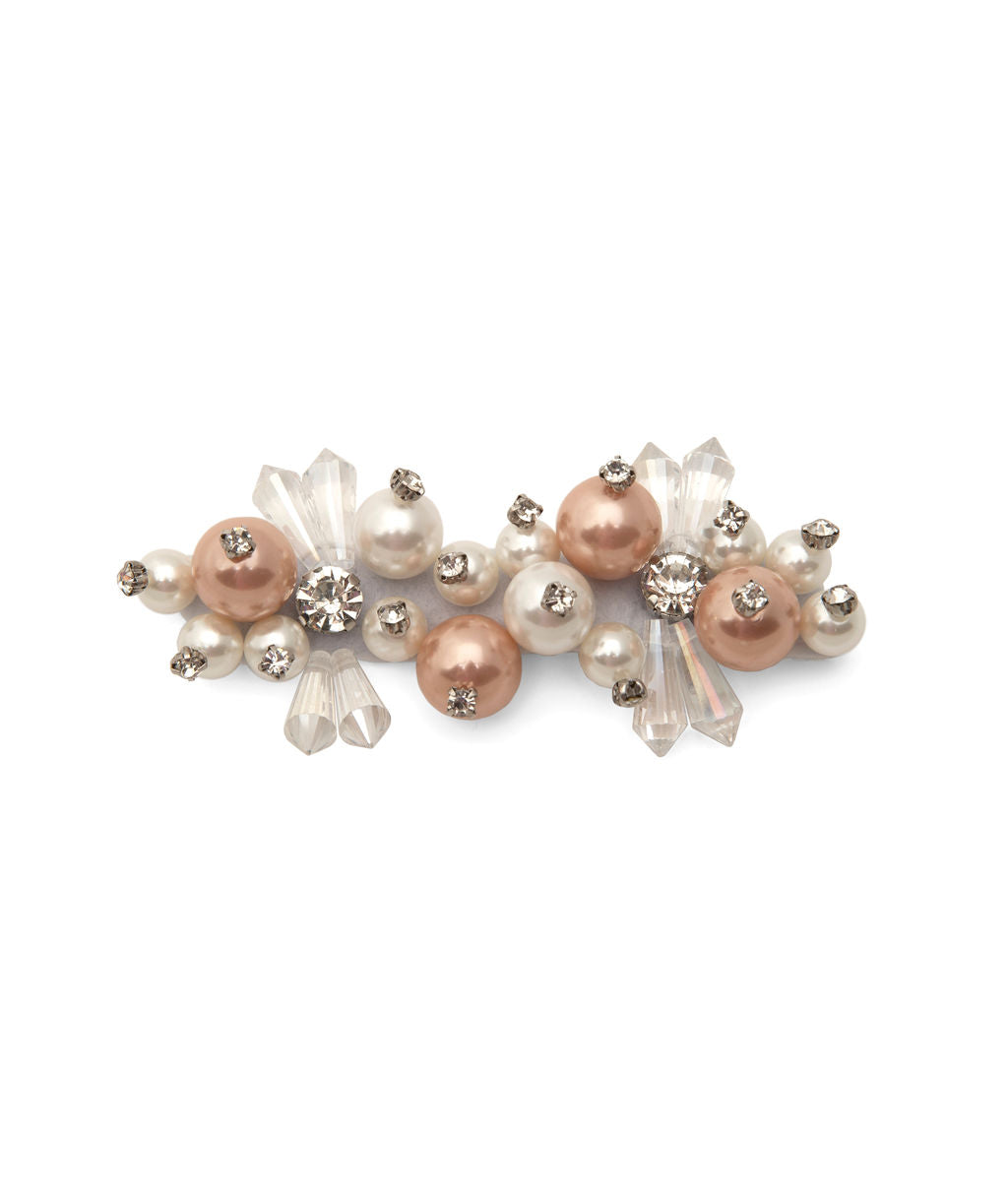 Jaw Droppers | Fabric + Plastic Pearls ^ Magnet