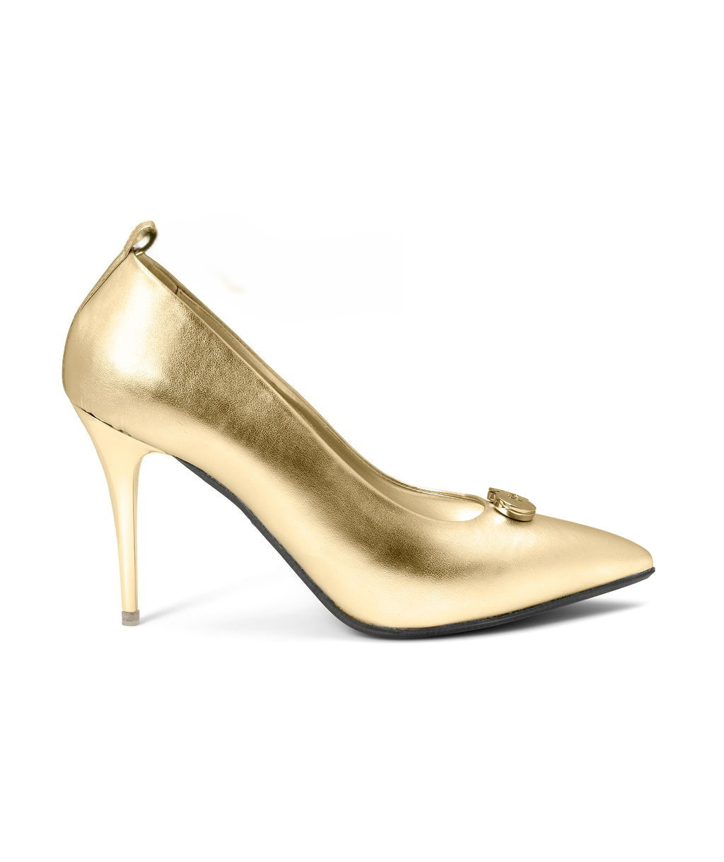 Caramel — Gold
 Pumps on a Stiletto Stick heel