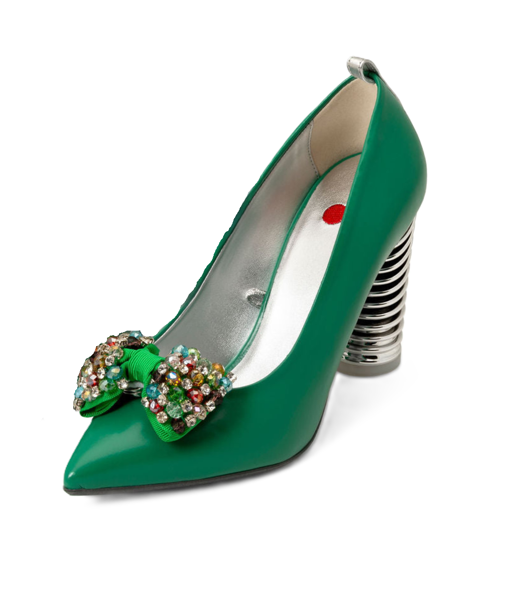 Hollyday Mint Push Up Pumps Elphabas